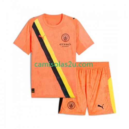 Camisolas de futebol Manchester City UPER Guarda Redes Criança Equipamento Principal 2025/26 Manga Curta Camisolas de futebol Manchester City UPER Guarda Redes Criança Equipamento Principal 2025/26 Manga Curta